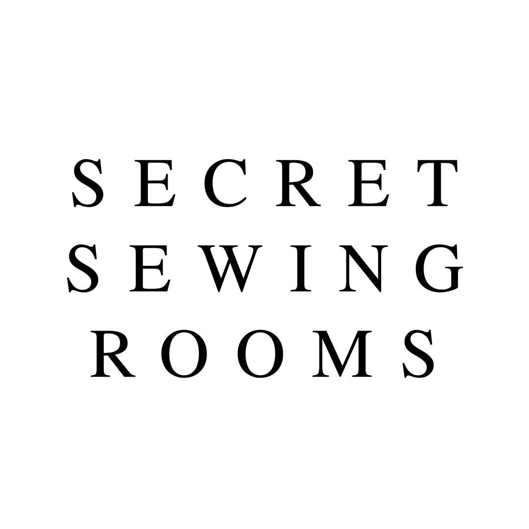 Secret Sewing Rooms