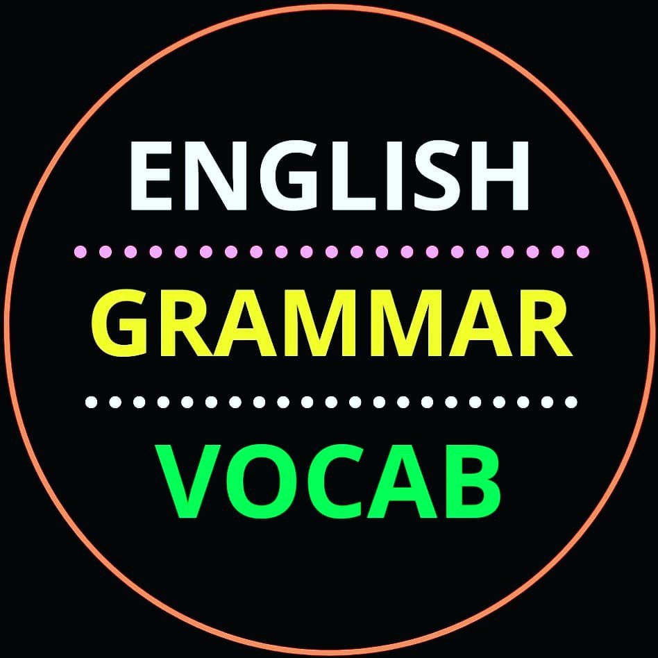 🔵 English Grammar Vocab 🌍