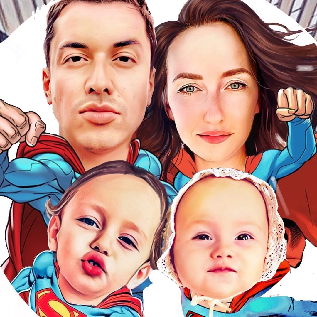 Семейство бродяг👩🏻🧔🏻👦🏼👶🏻