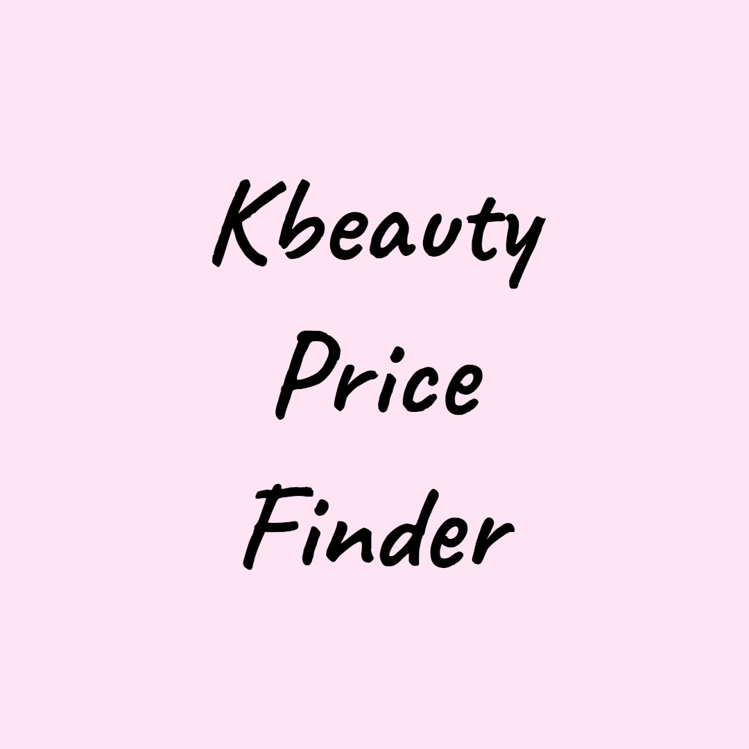 K-Beauty Price Finder Ireland