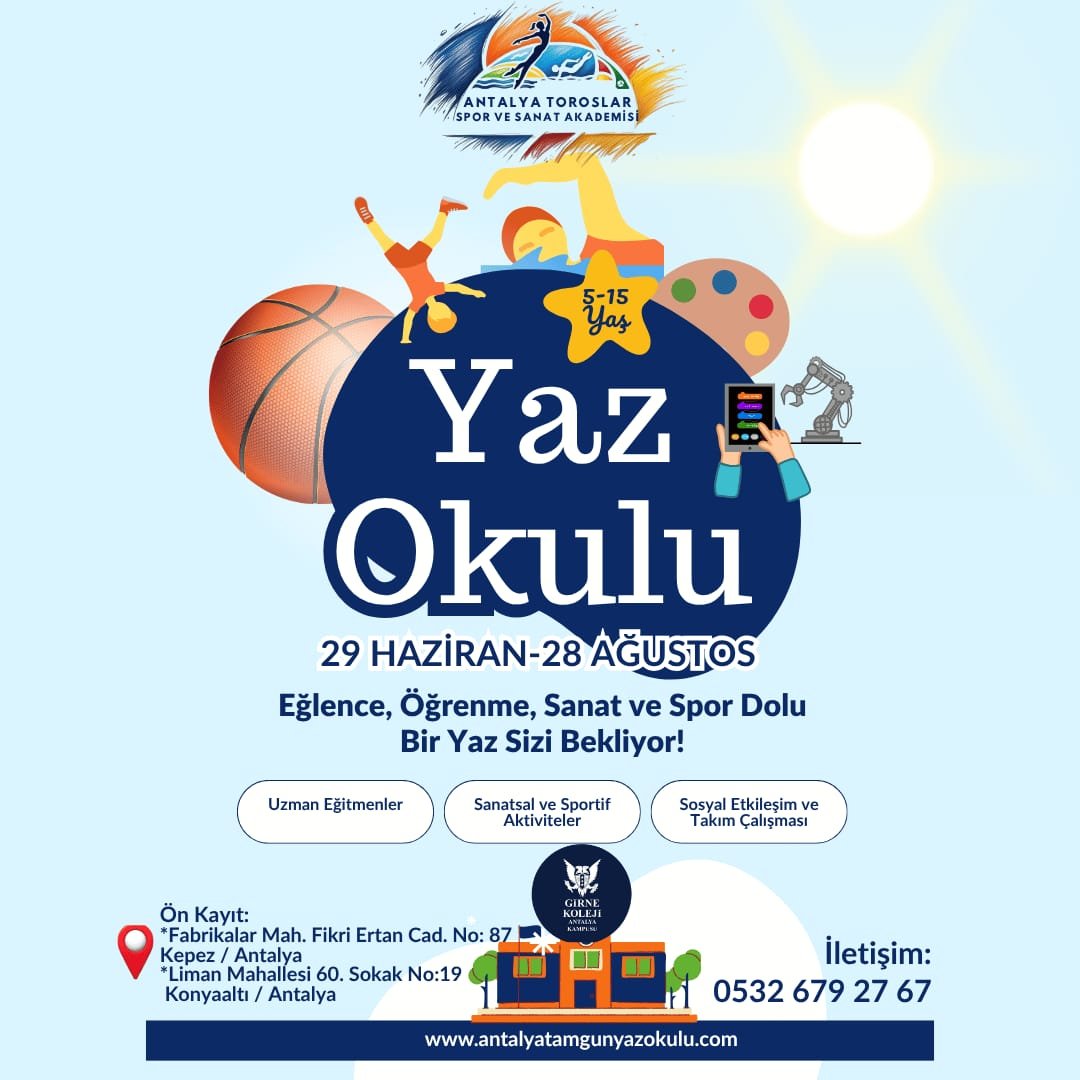Konyaaltı Tam Gün Yaz Okulu