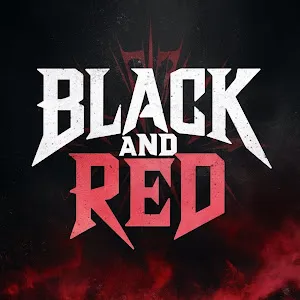 BLACK AND RED