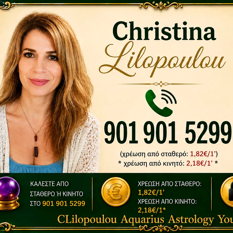 Christiana Lilopoulou-- Astrology Tarot Reading 1
