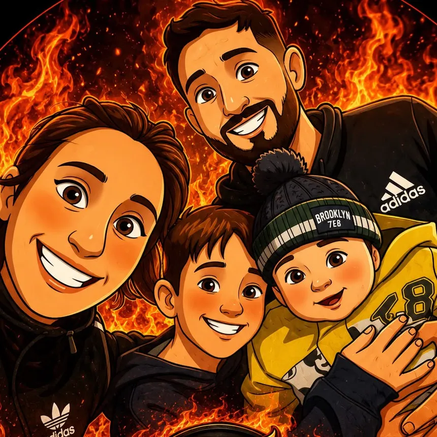 HAPPY FAMILY in Camper