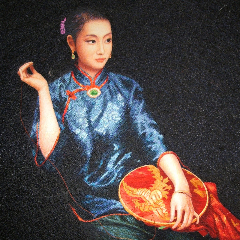 Chinese hand Embroidery苏绣-苏州刺绣