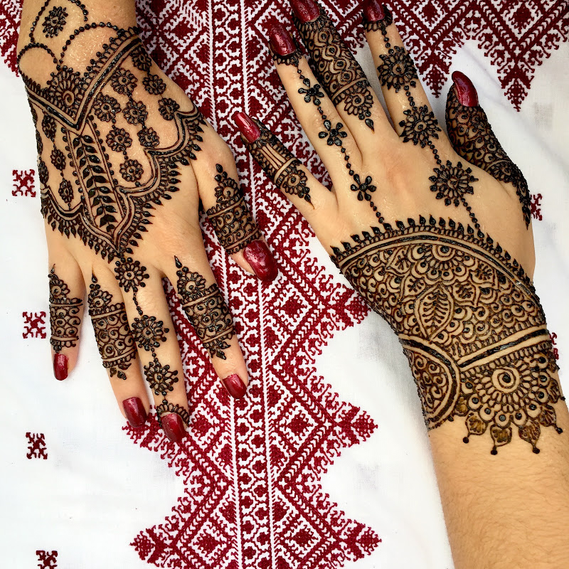 نقش الحناء المغربي مع هناء Henna Art With Hanae